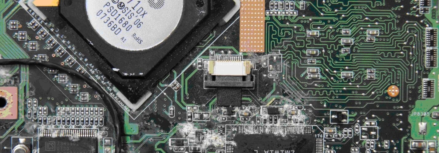 alt="Проверка материнской платы на дефекты"